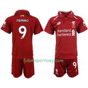 Koszulka Liverpool FIRMINO 9 Dziecięcy Domowe Koszulki Piłkarskie 2018-2019 Krótki Rękaw